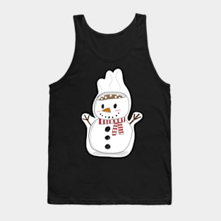 Snowman hot chocolate mug Tank Top